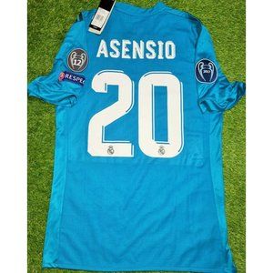 Asensio Real Madrid 2017 2018 ADIZERO UEFA PLAYER ISSUE Soccer Jersey BNWT M